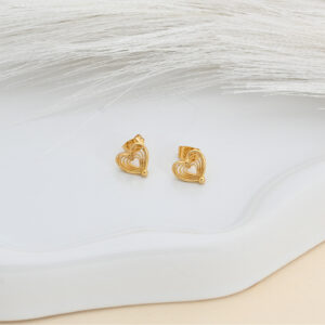 boucle d'oreille mini charmes portugal cœur