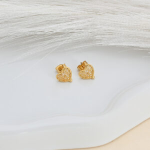 boucle d'oreille mini charmes portugal cœur (copie)