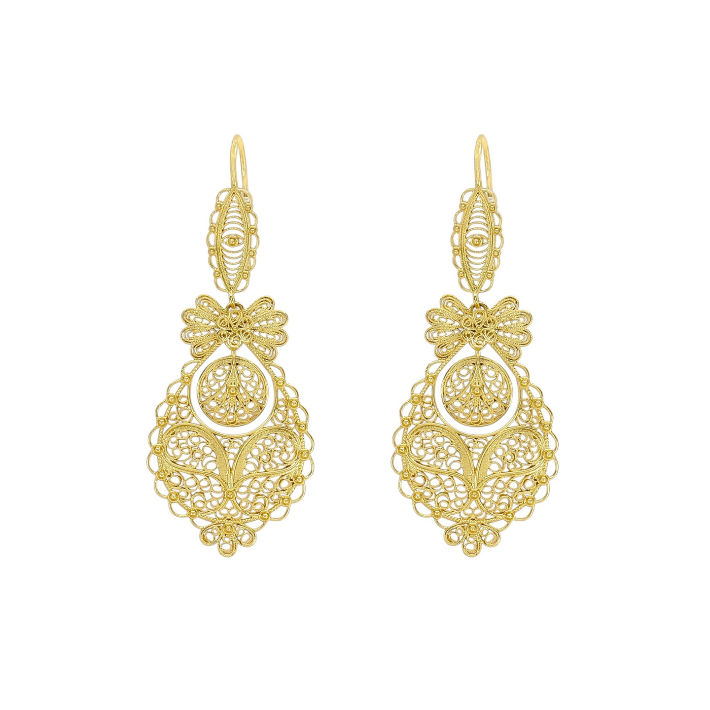 boucles d'oreilles charme princesse traditionnelle ref.: e6026